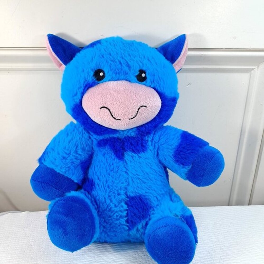 Chance & Friends Saint the Cow Plush Dog Toy blue spots PetSmart Pet Smart‎ soft